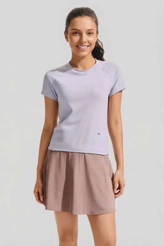 Women’s Cooling Seamless T-Shirt UPF 50+ DR006 made by Beneunder