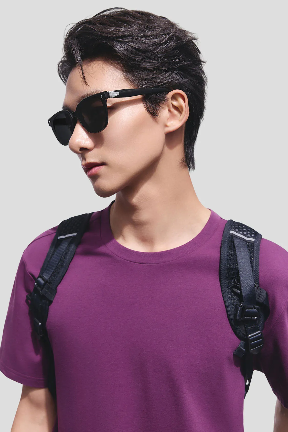 Square-Round Frame Sunglasses UV 400 FD026 sold by Beneunder product image thumbnail 4