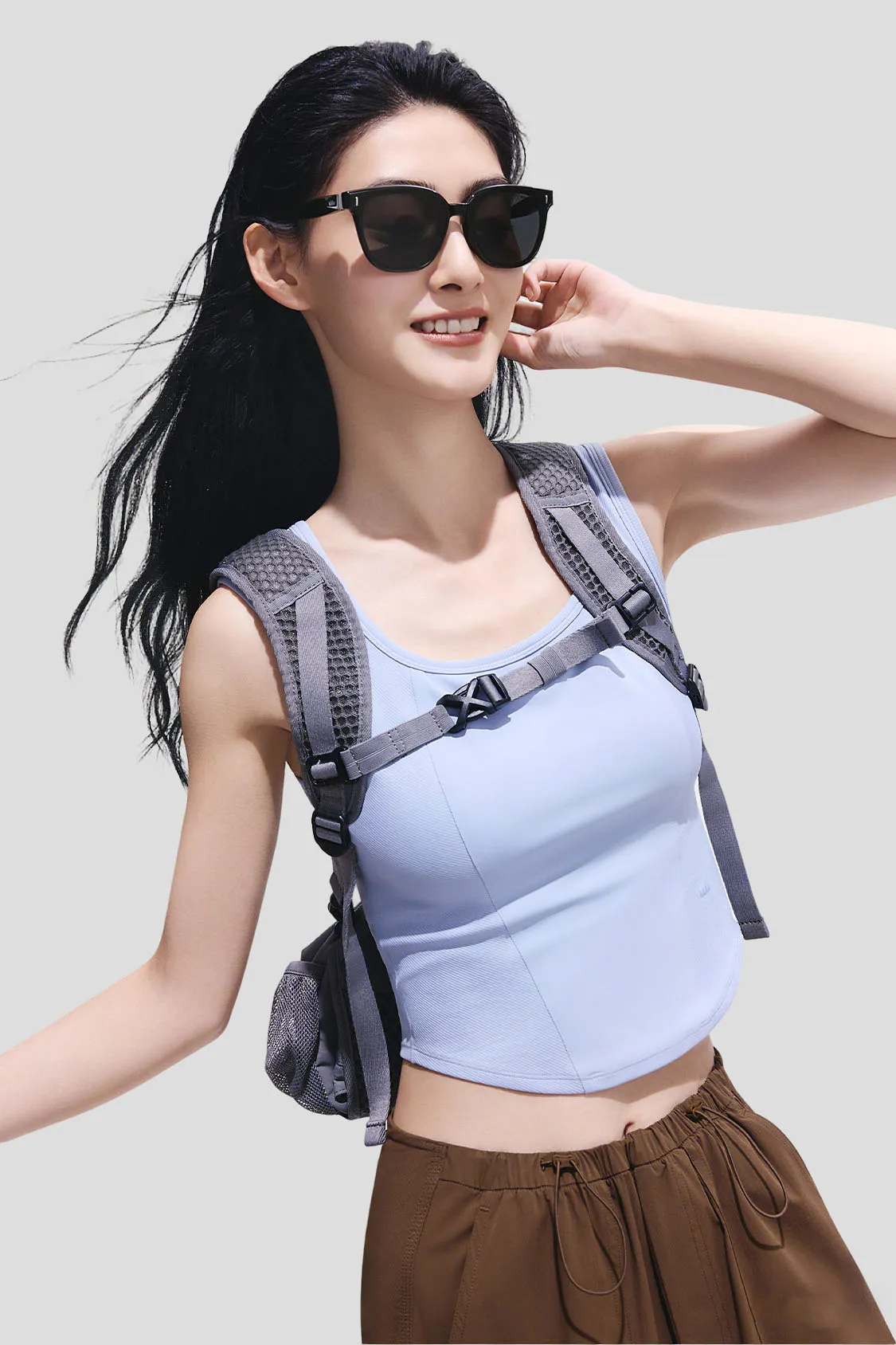 Square-Round Frame Sunglasses UV 400 FD026 sold by Beneunder product image thumbnail 2