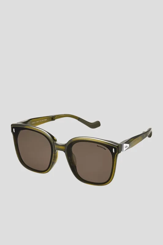 Oversized Square-Round Frame Sunglasses UV 400 FD025 made by Beneunder