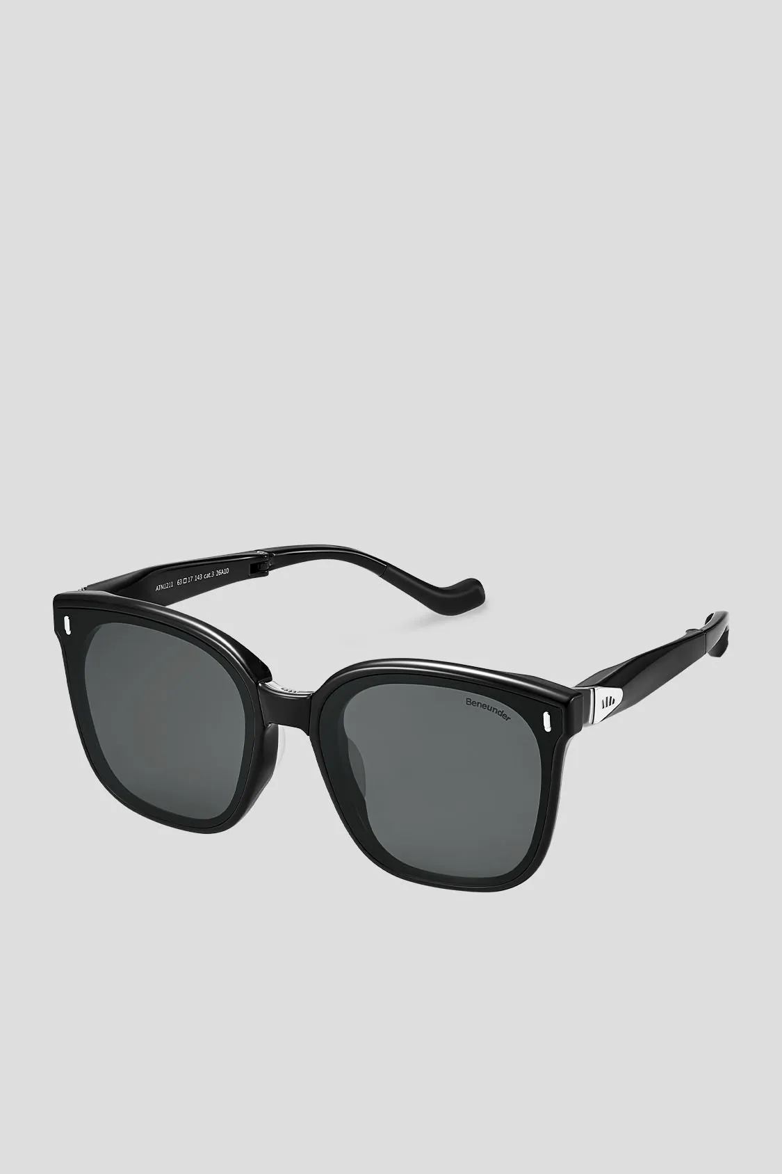 Oversized Square-Round Frame Sunglasses UV 400 FD025 sold by Beneunder product image thumbnail 5