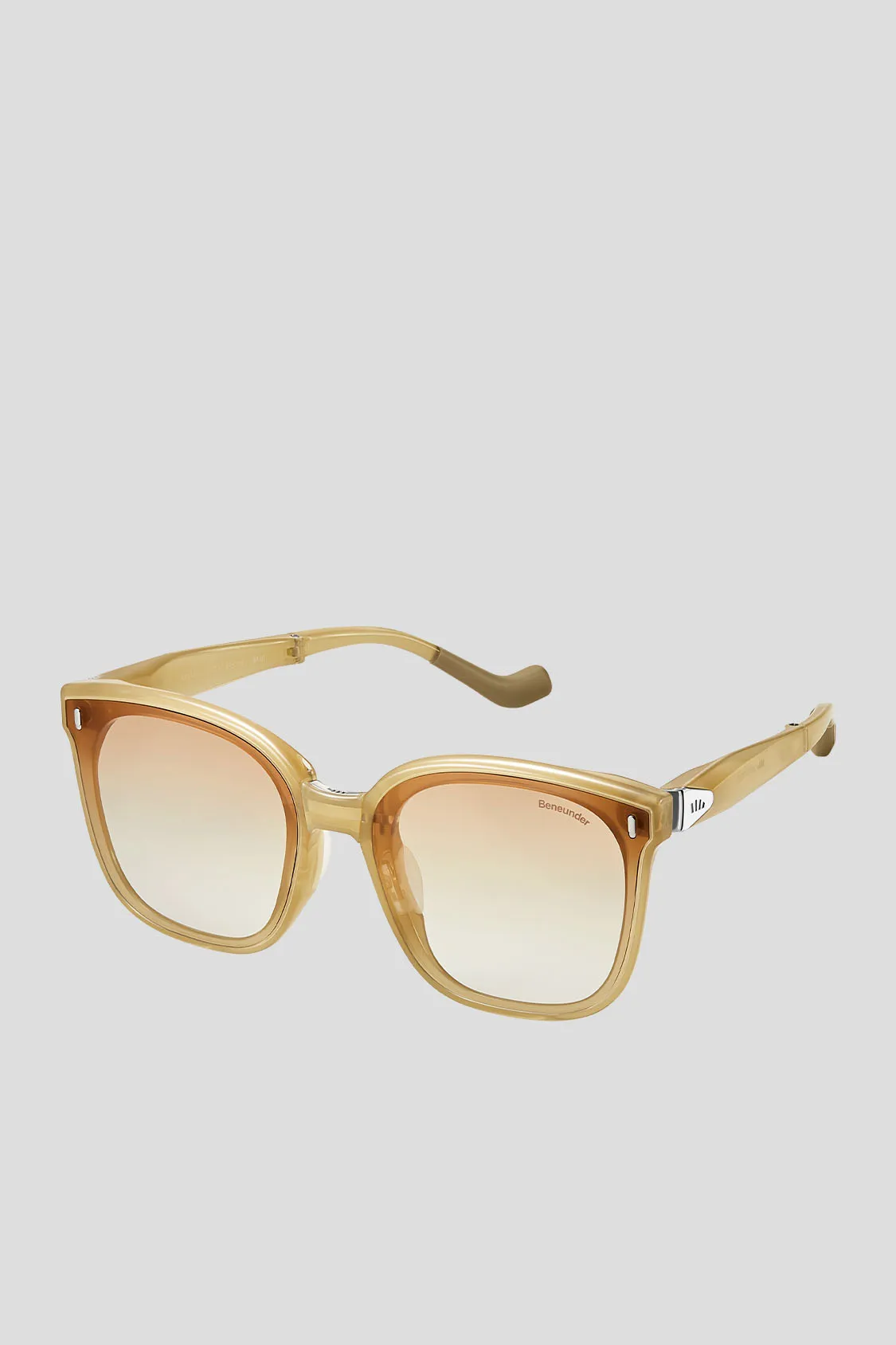 Oversized Square-Round Frame Sunglasses UV 400 FD025 sold by Beneunder product image thumbnail 4