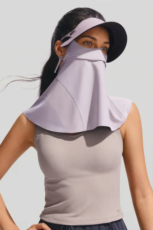 Women's Brimmed Neck Sun Protection Face Cover UPF 2000+ MP356 made by Beneunder