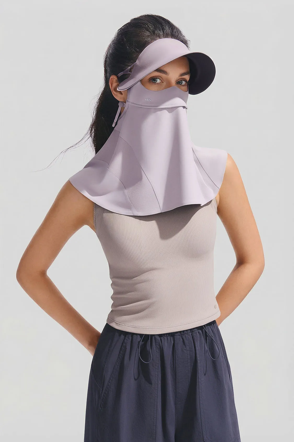 Women's Brimmed Neck Sun Protection Face Cover UPF 2000+ MP356 sold by Beneunder product image thumbnail 2