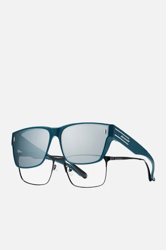 Square Frame Foldable Fit-Over Sunglasses UV 400 FD498 made by Beneunder