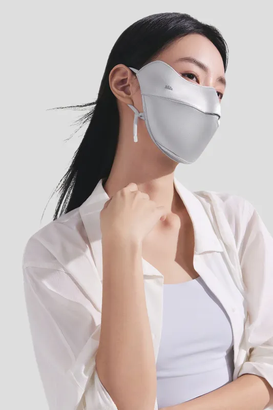 Double-Sided Silky Sun Protection Mask UPF50+ SS025 made by Beneunder