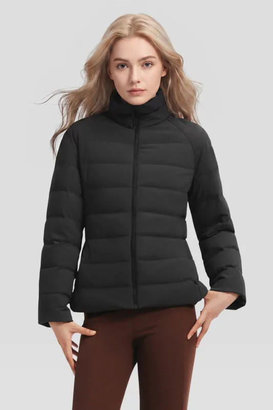 Women's Lightweight Stretch Slim-Fit Down Jacket (Mid Warmth) HD016 made by Beneunder