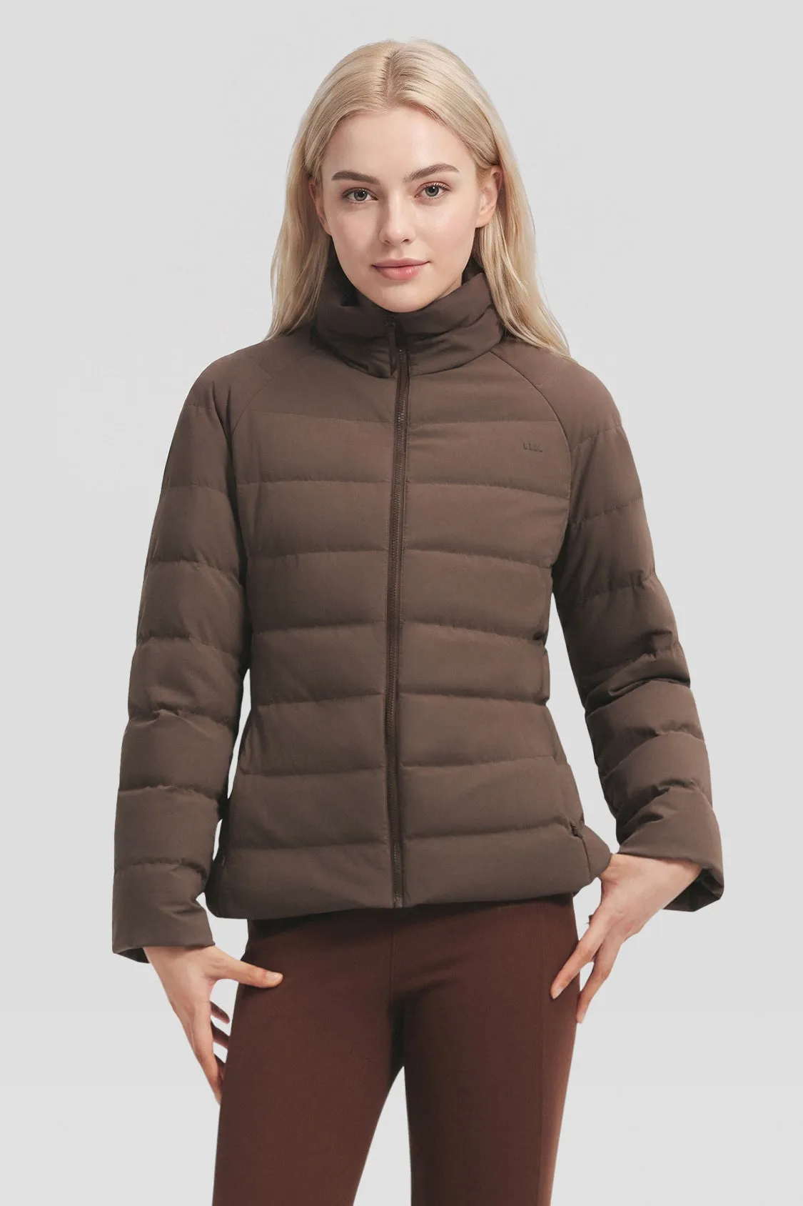 Women's Lightweight Stretch Slim-Fit Down Jacket (Mid Warmth) HD016 sold by Beneunder product image thumbnail 3