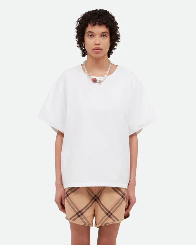 adidas Originals by Wales Bonner Poplin T Shirt made by Wales Bonner