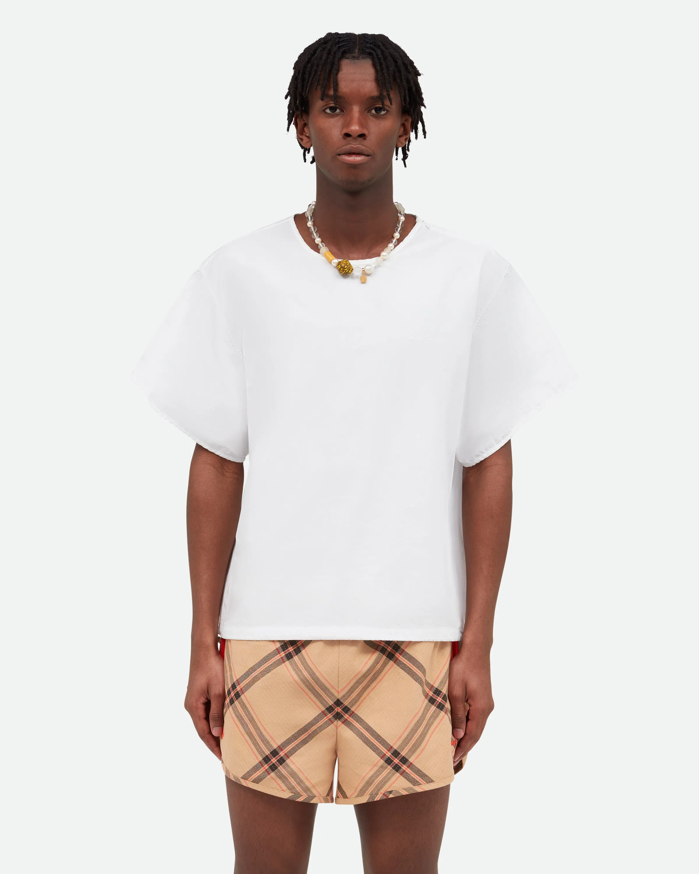 adidas Originals by Wales Bonner Poplin T Shirt sold by Wales Bonner product image thumbnail 2