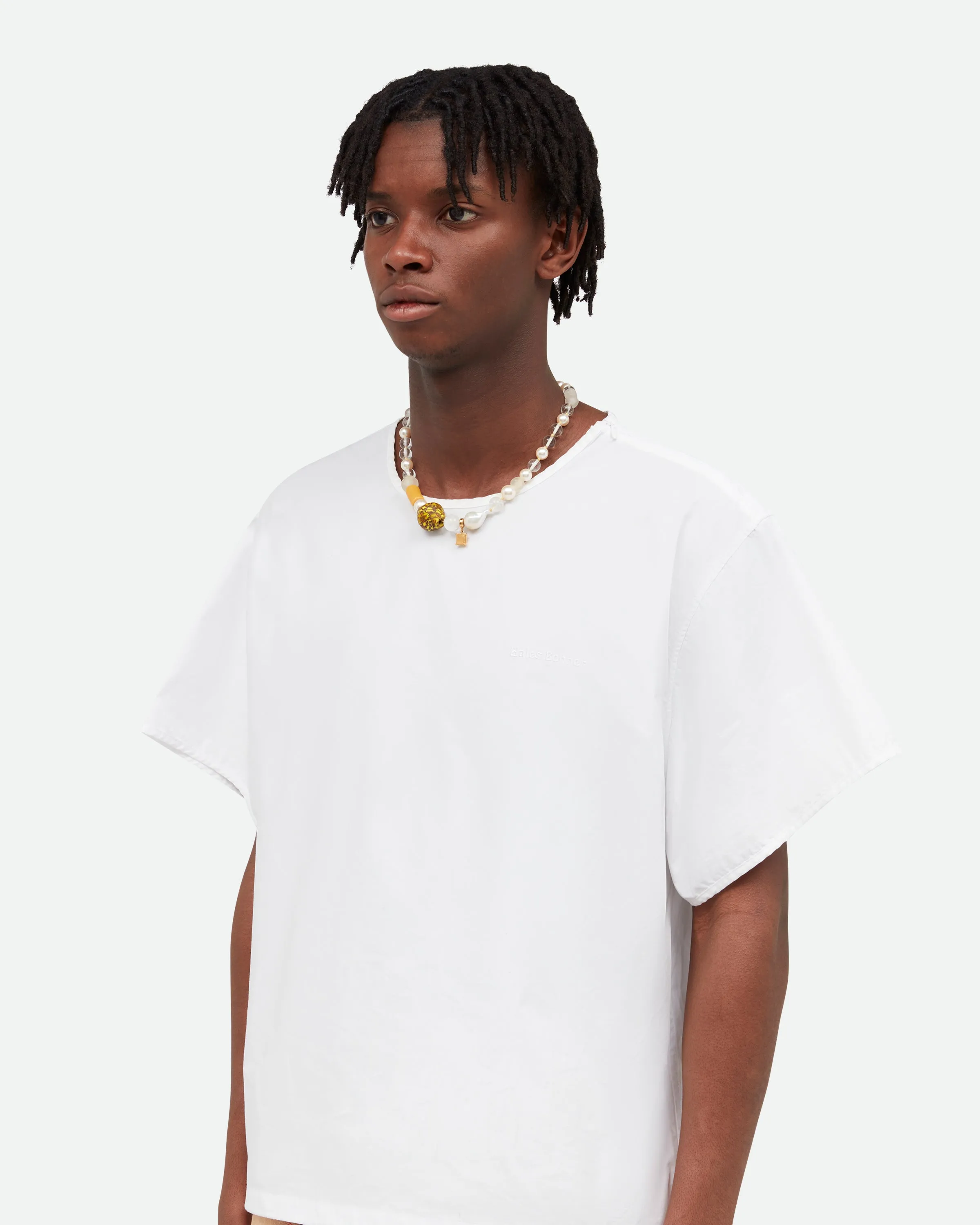 adidas Originals by Wales Bonner Poplin T Shirt sold by Wales Bonner product image thumbnail 4