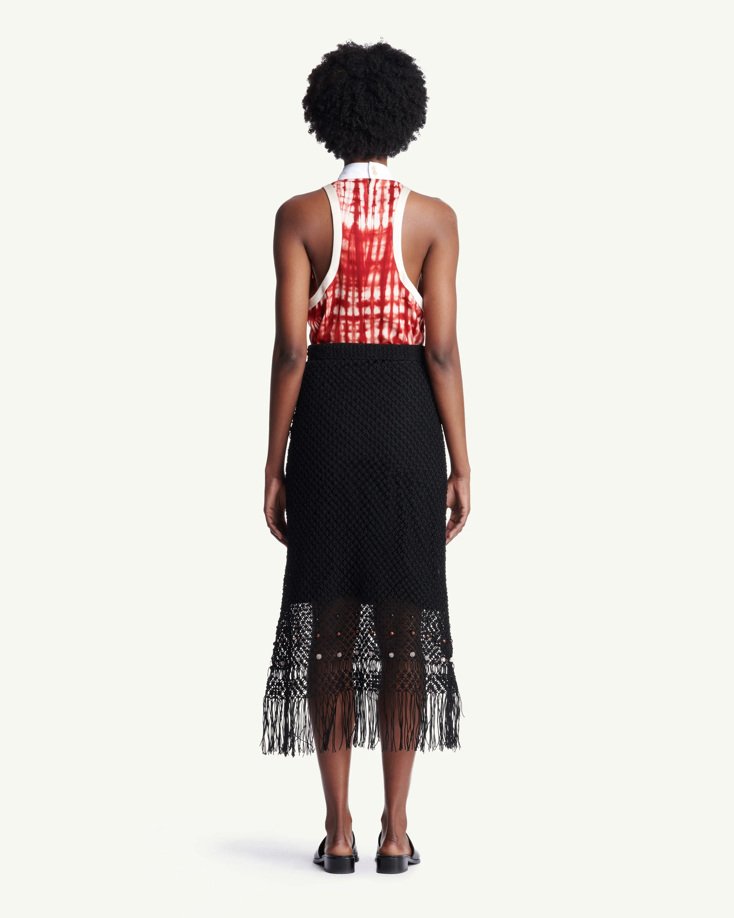 Horizon Macrame Skirt sold by Wales Bonner product image thumbnail 2