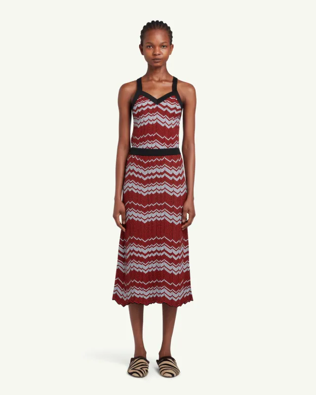 Palm Knit Skirt made by Wales Bonner