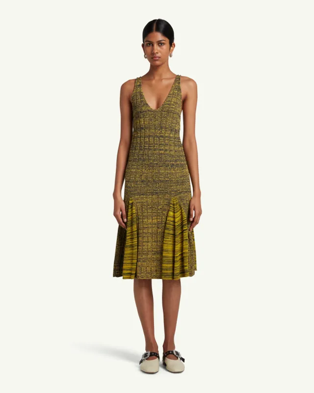 Soar Godet Dress made by Wales Bonner