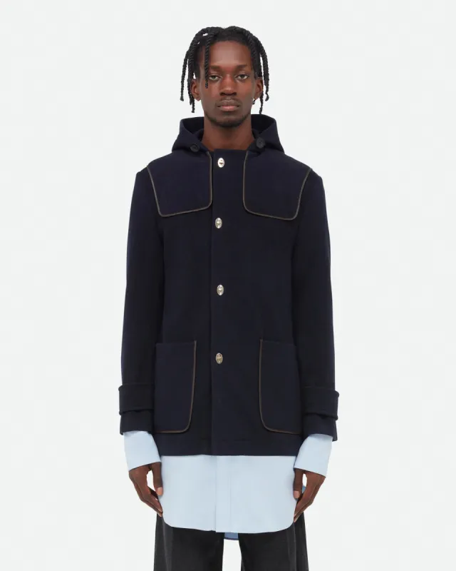 Library Duffle Coat made by Wales Bonner