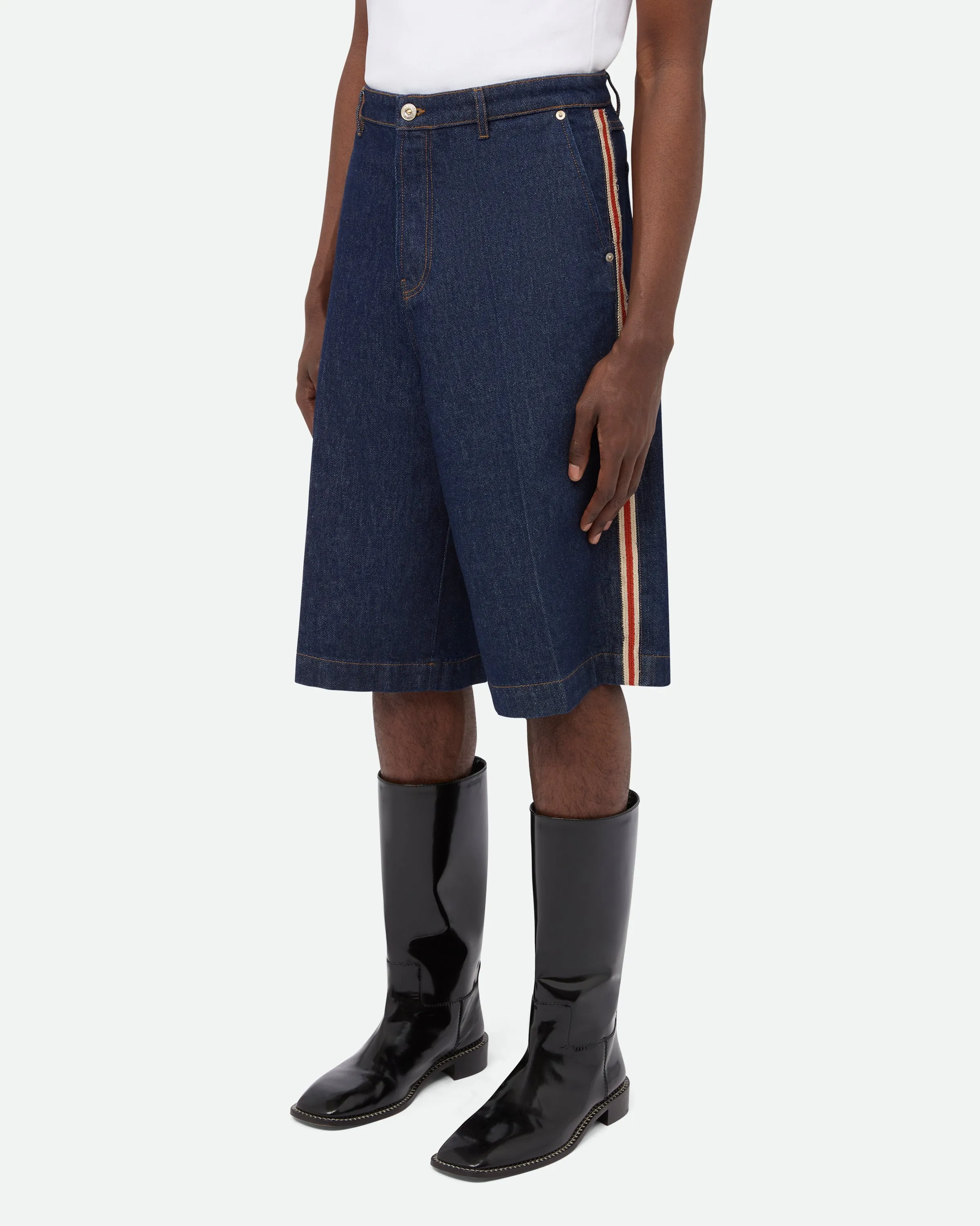 Shadow Denim Shorts sold by Wales Bonner product image thumbnail 2