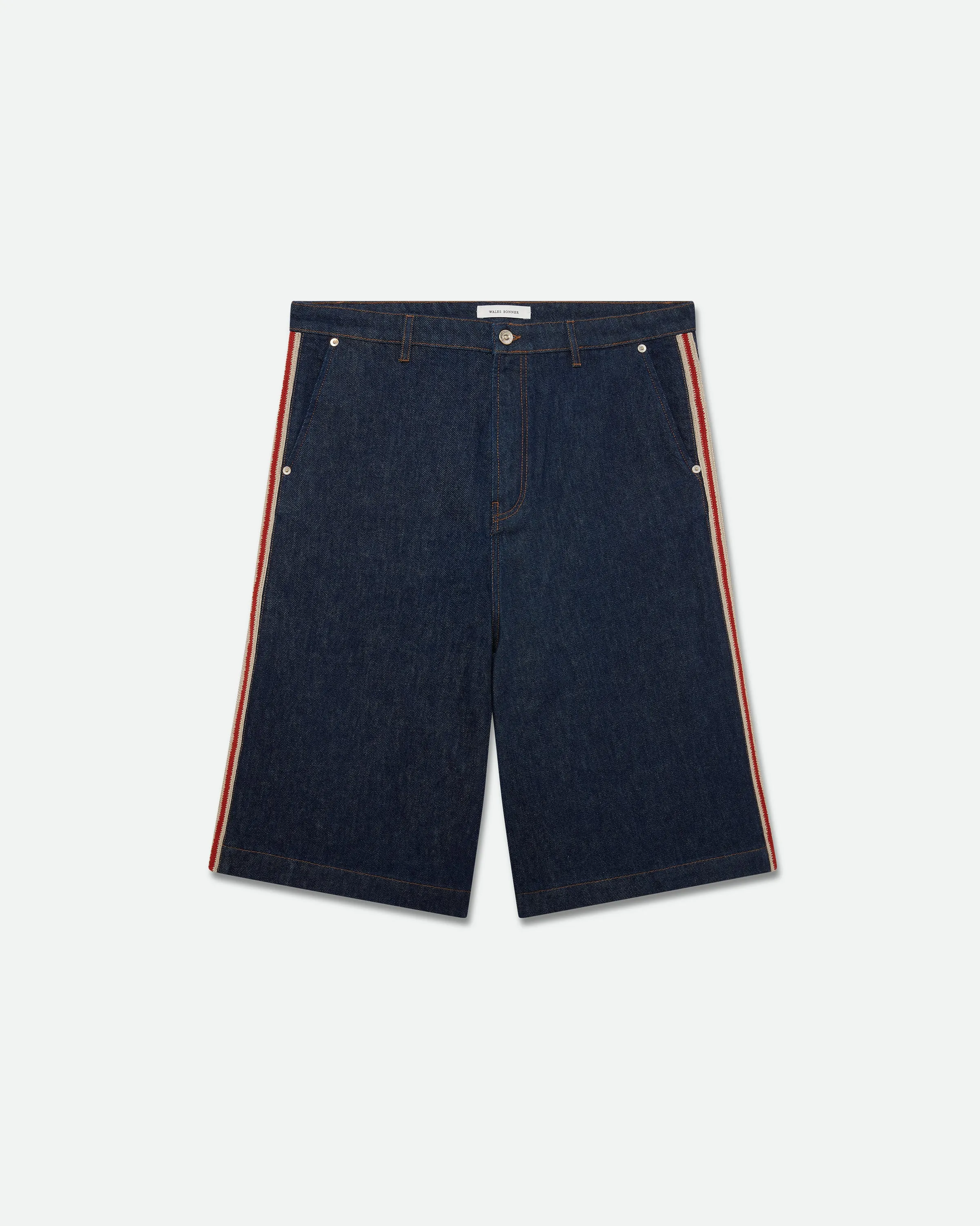 Shadow Denim Shorts sold by Wales Bonner product image thumbnail 4