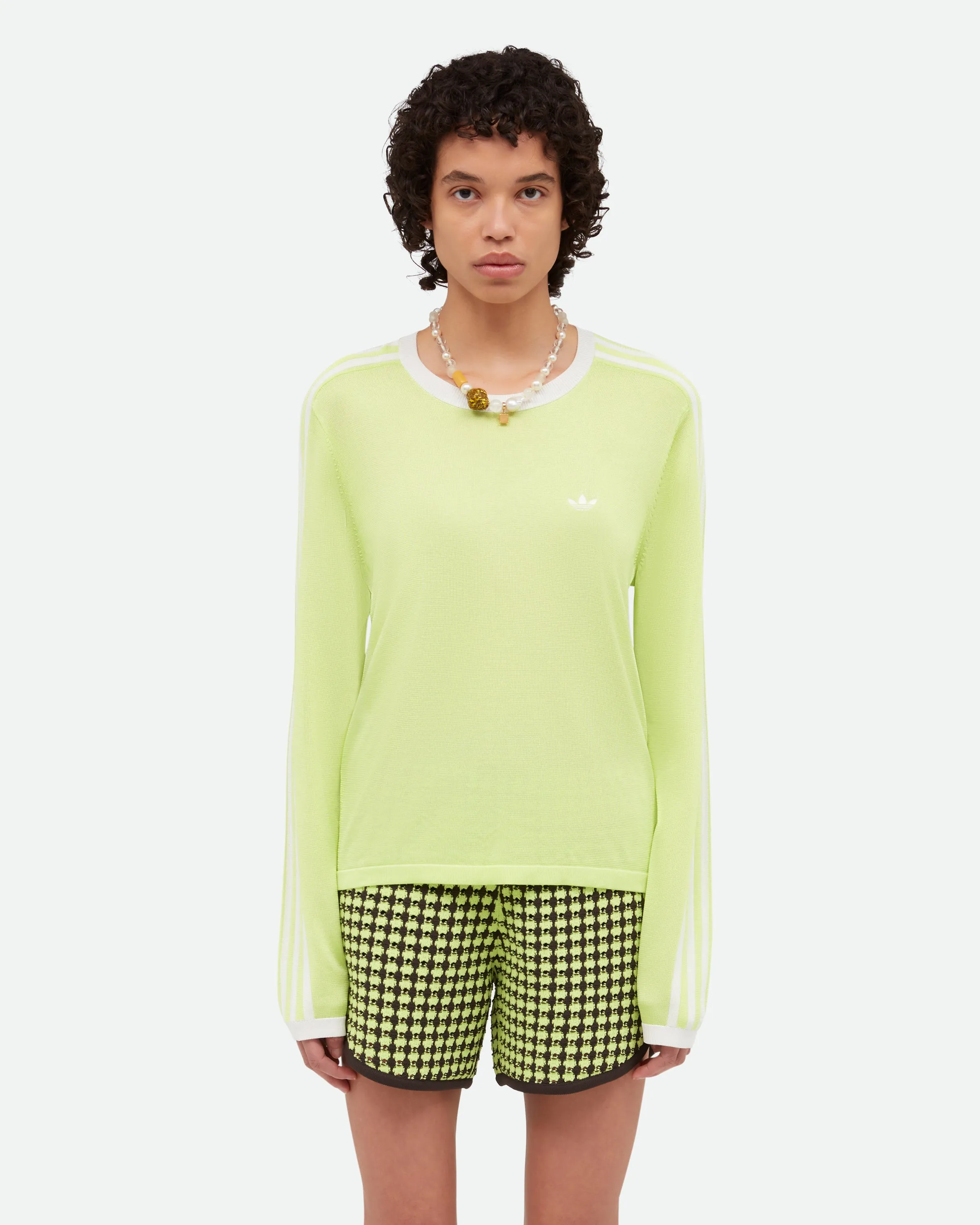 adidas Originals by Wales Bonner Long Sleeve Knit T Shirt sold by Wales Bonner