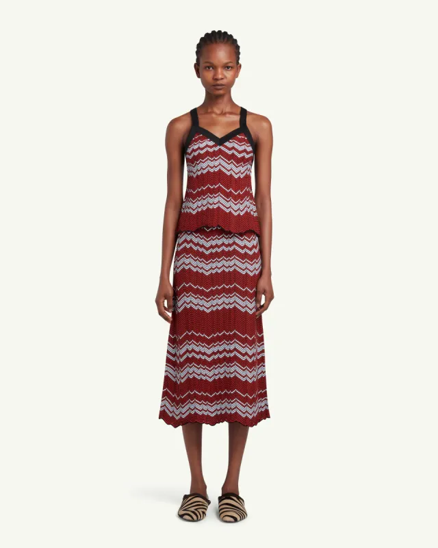 Palm Knit Top made by Wales Bonner