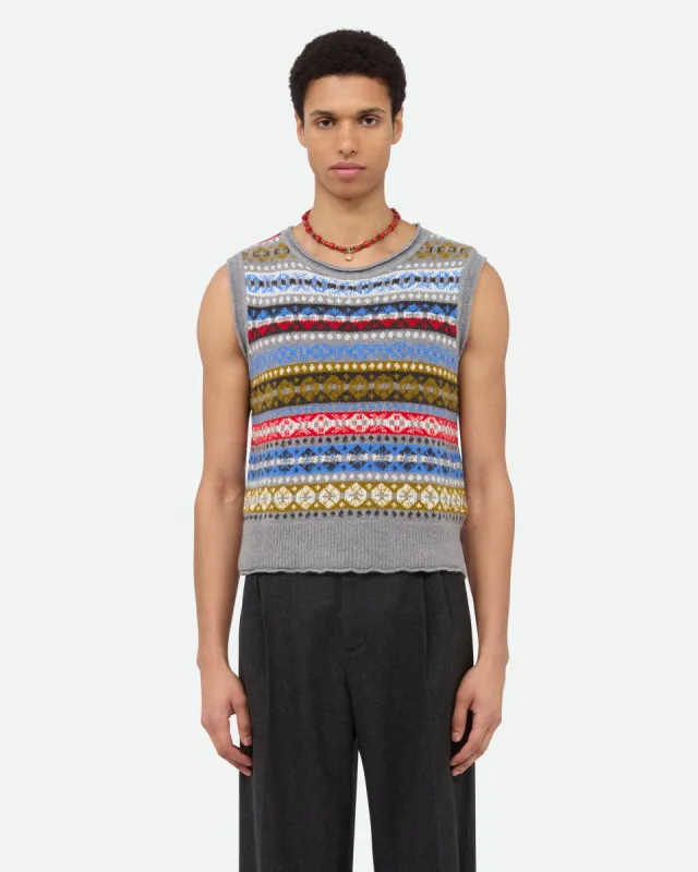 Astral Knit Vest made by Wales Bonner