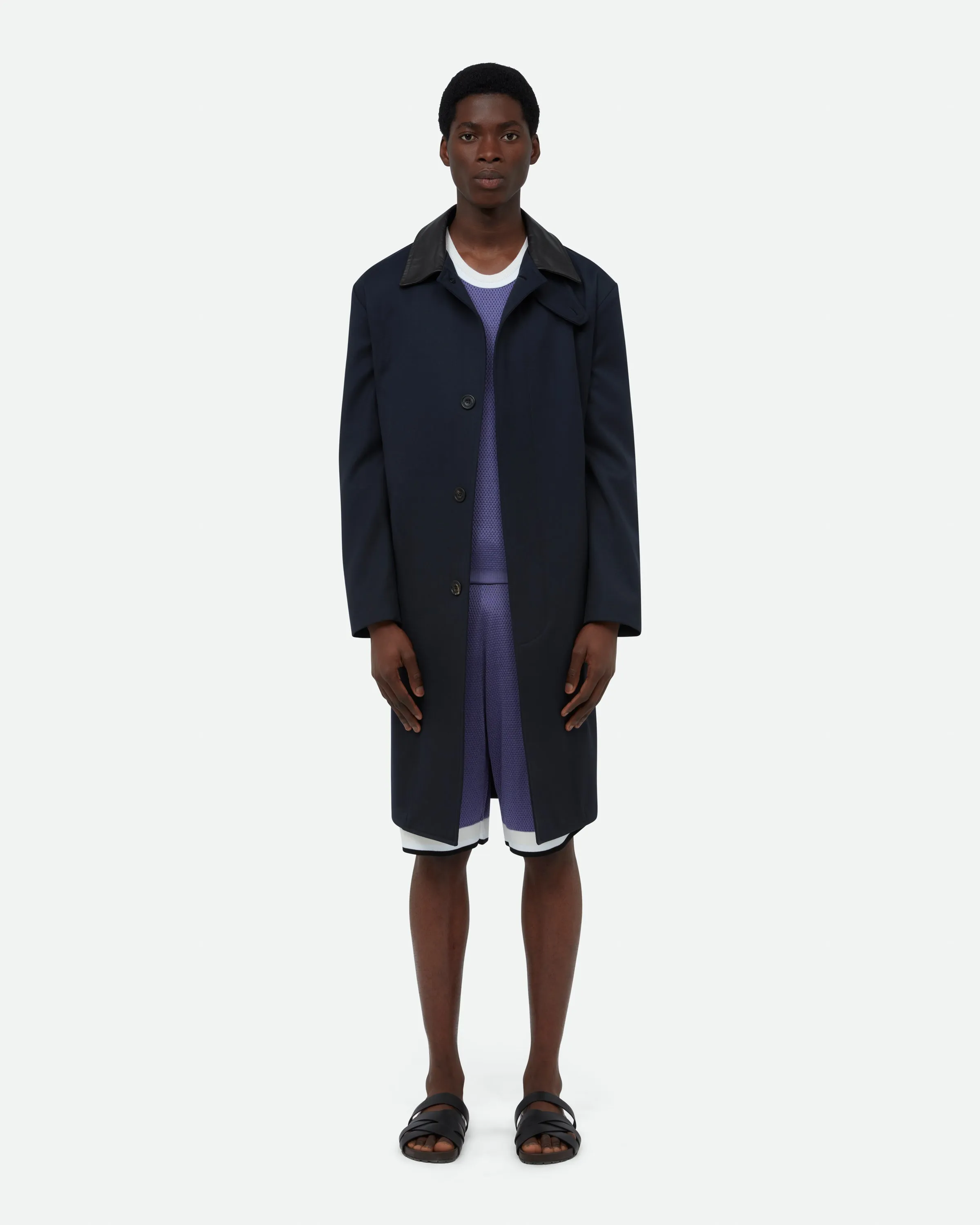 Noon Crombie Car Coat sold by Wales Bonner product image thumbnail 2