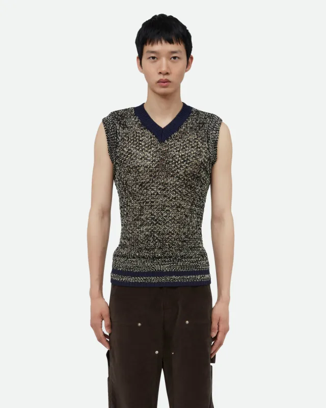 Shade Knit Vest made by Wales Bonner