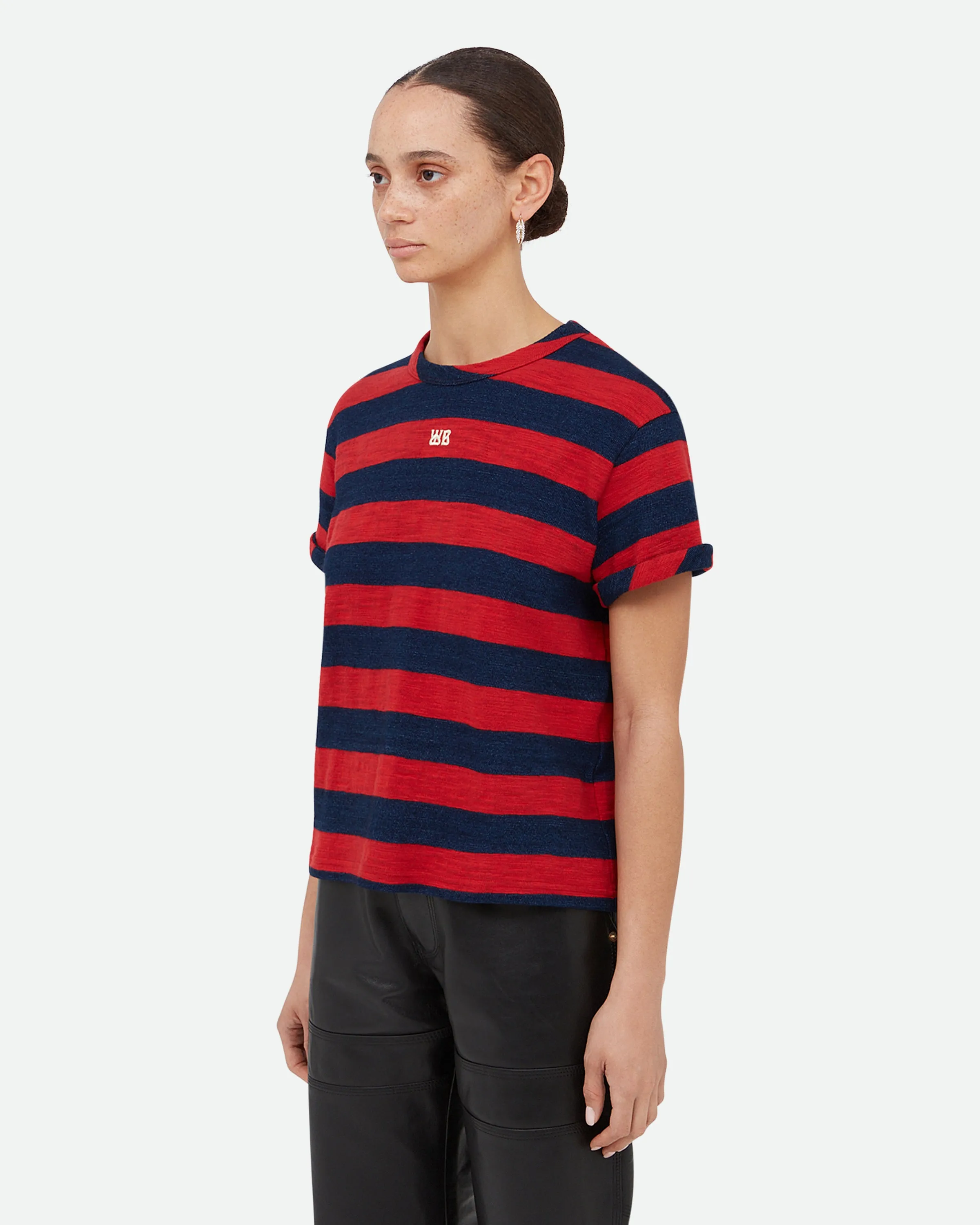 City Cropped T Shirt sold by Wales Bonner product image thumbnail 3