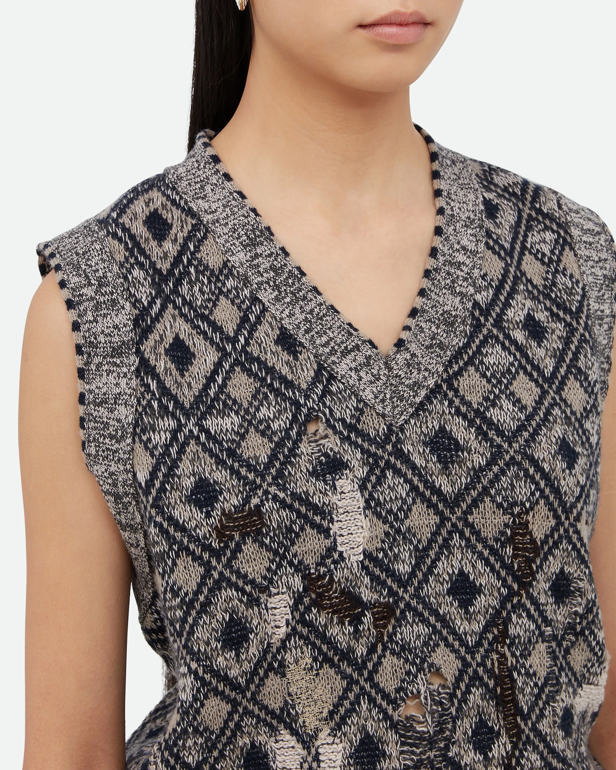 Sibling Knit Vest sold by Wales Bonner product image thumbnail 4