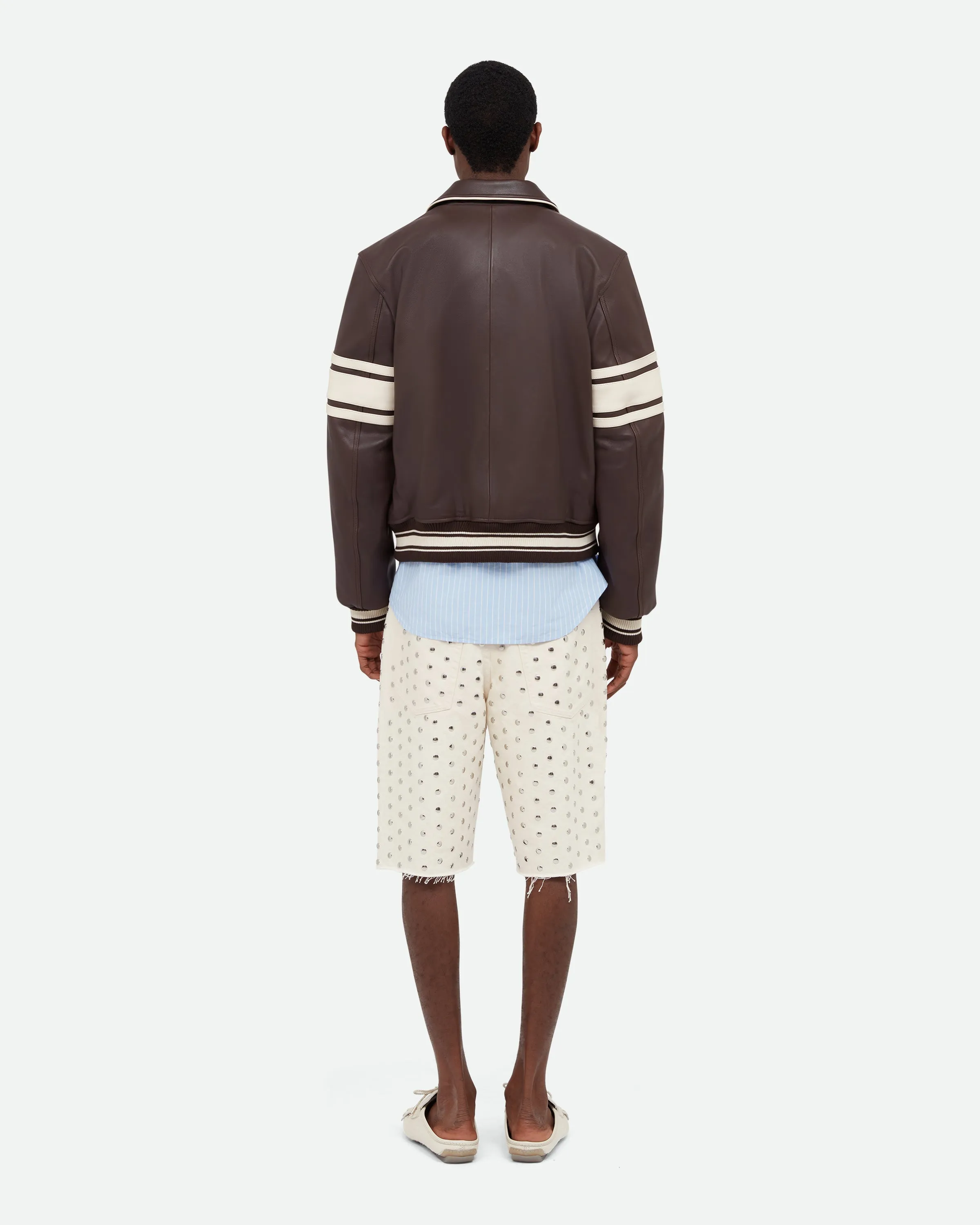 Wales Bonner x Stüssy Leather Varsity sold by Wales Bonner product image thumbnail 2