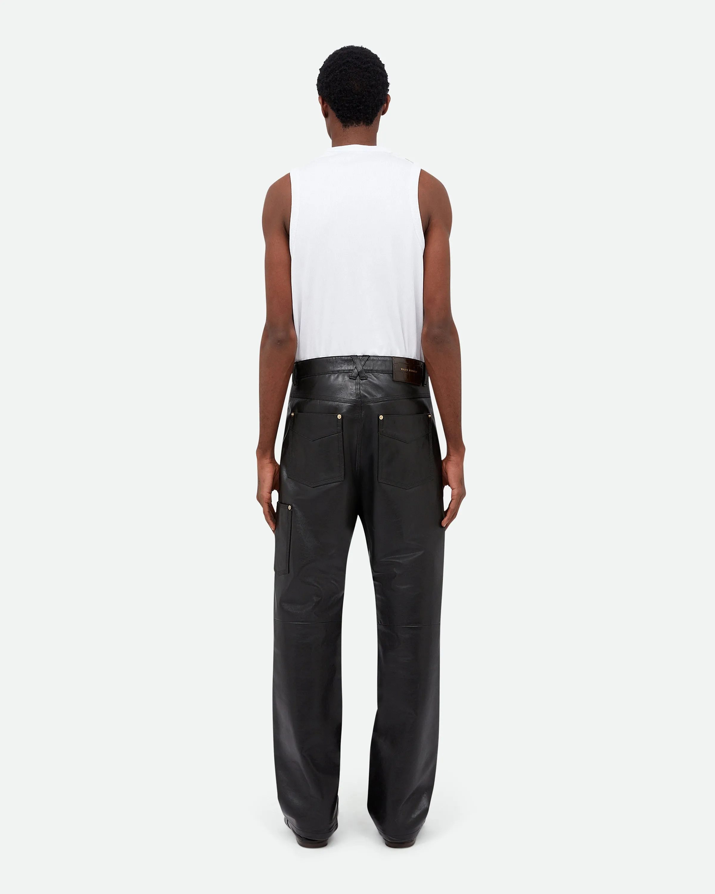 Nomad Leather Trouser sold by Wales Bonner product image thumbnail 4