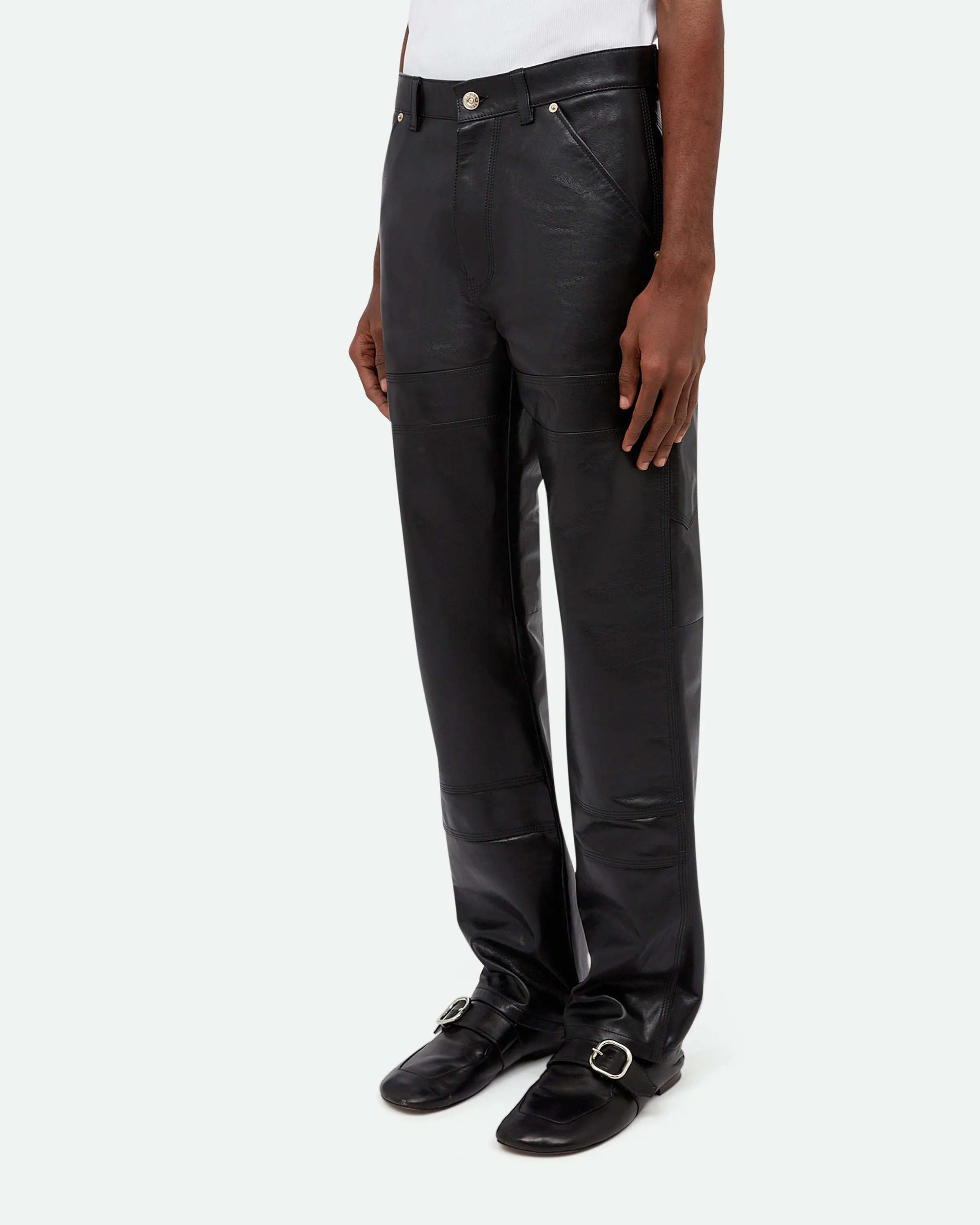 Nomad Leather Trouser sold by Wales Bonner product image thumbnail 2