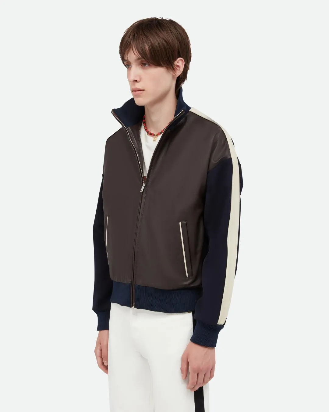 Path Leather Jacket sold by Wales Bonner product image thumbnail 2