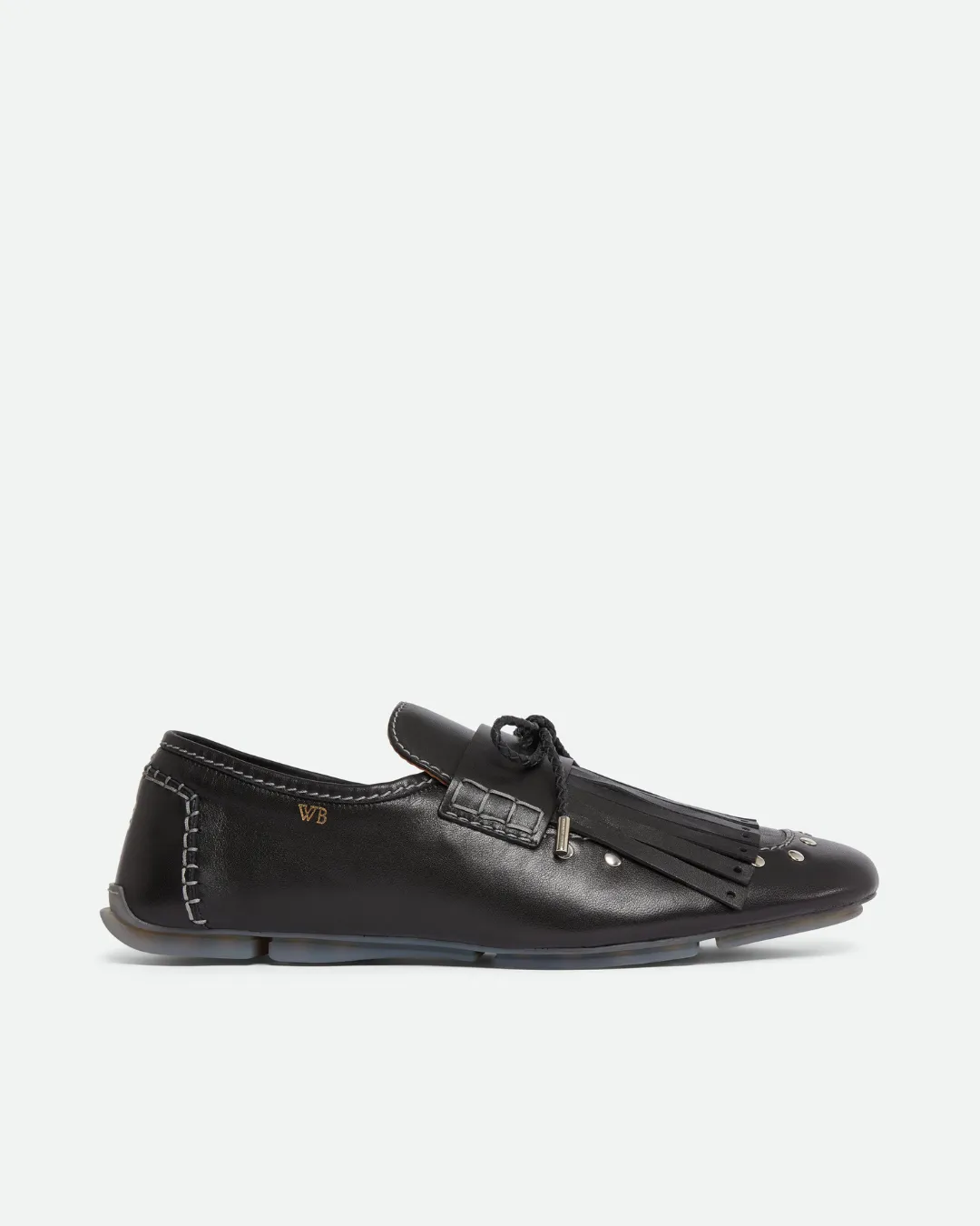Montego Tasseled Loafer Black sold by Wales Bonner