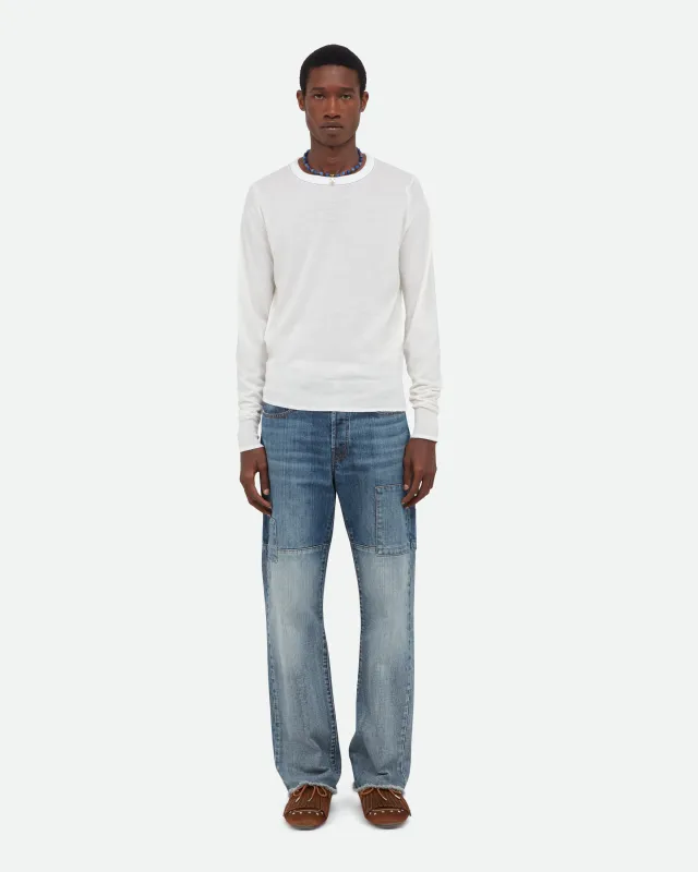 Essence Jumper - produced in partnership with John Smedley made by Wales Bonner