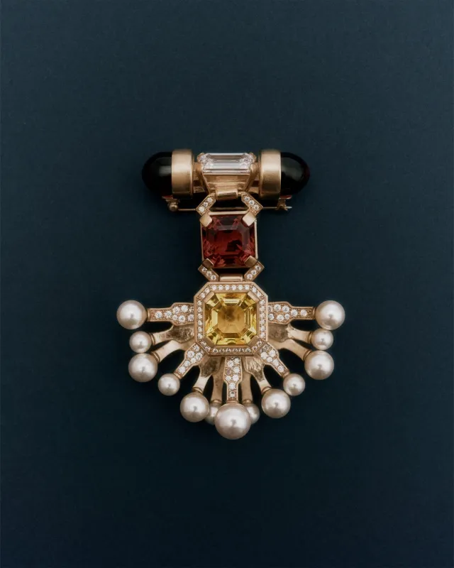 Haile Brooch made by Wales Bonner