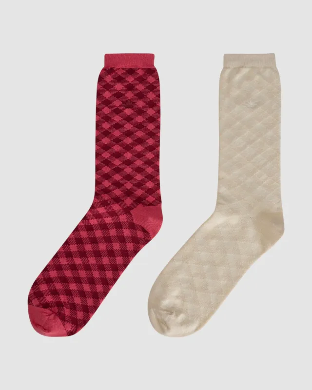 adidas Originals by Wales Bonner Check Sock made by Wales Bonner