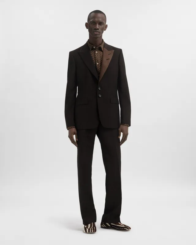 Alto Blazer Brown AW26 made by Wales Bonner