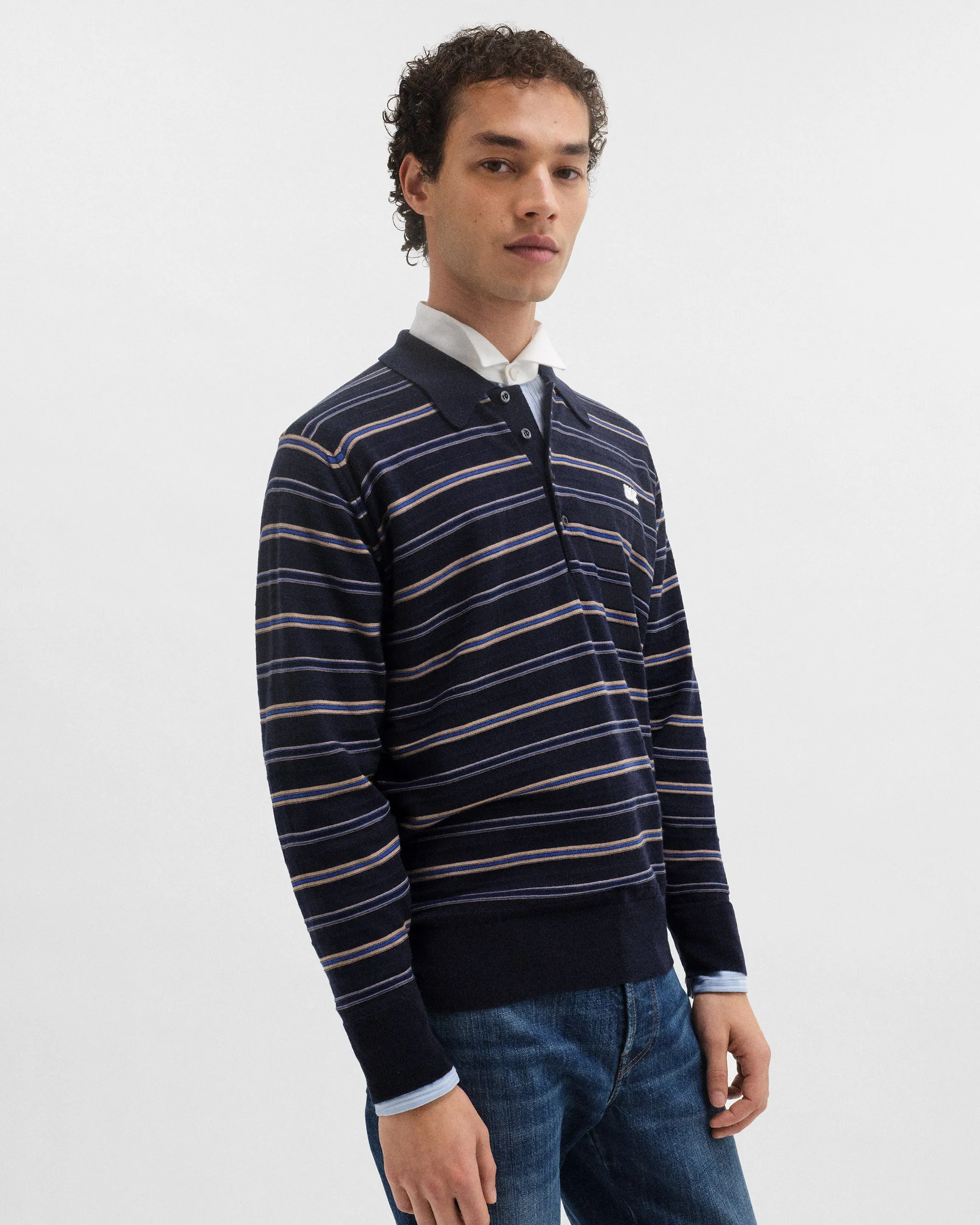 Beam Polo - produced in partnership with John Smedley sold by Wales Bonner product image thumbnail 2