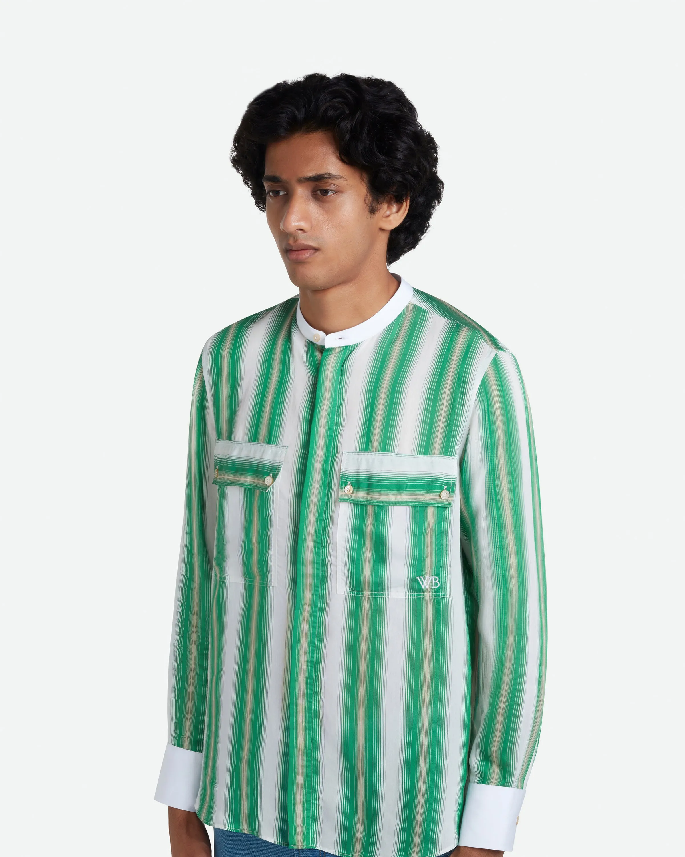 Cadence Silk Shirt sold by Wales Bonner product image thumbnail 2
