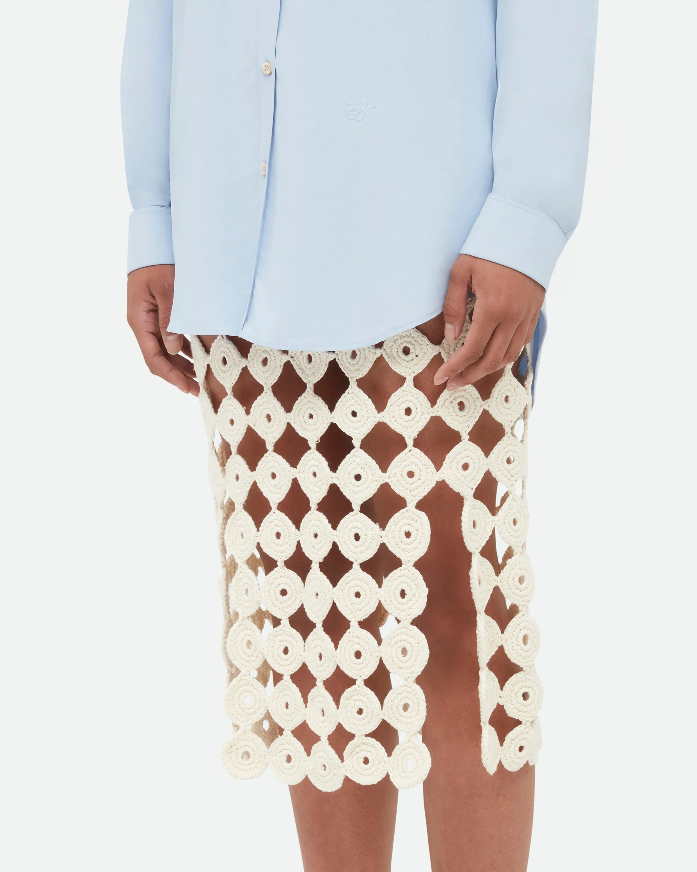 Stanza Knit Skirt sold by Wales Bonner product image thumbnail 2