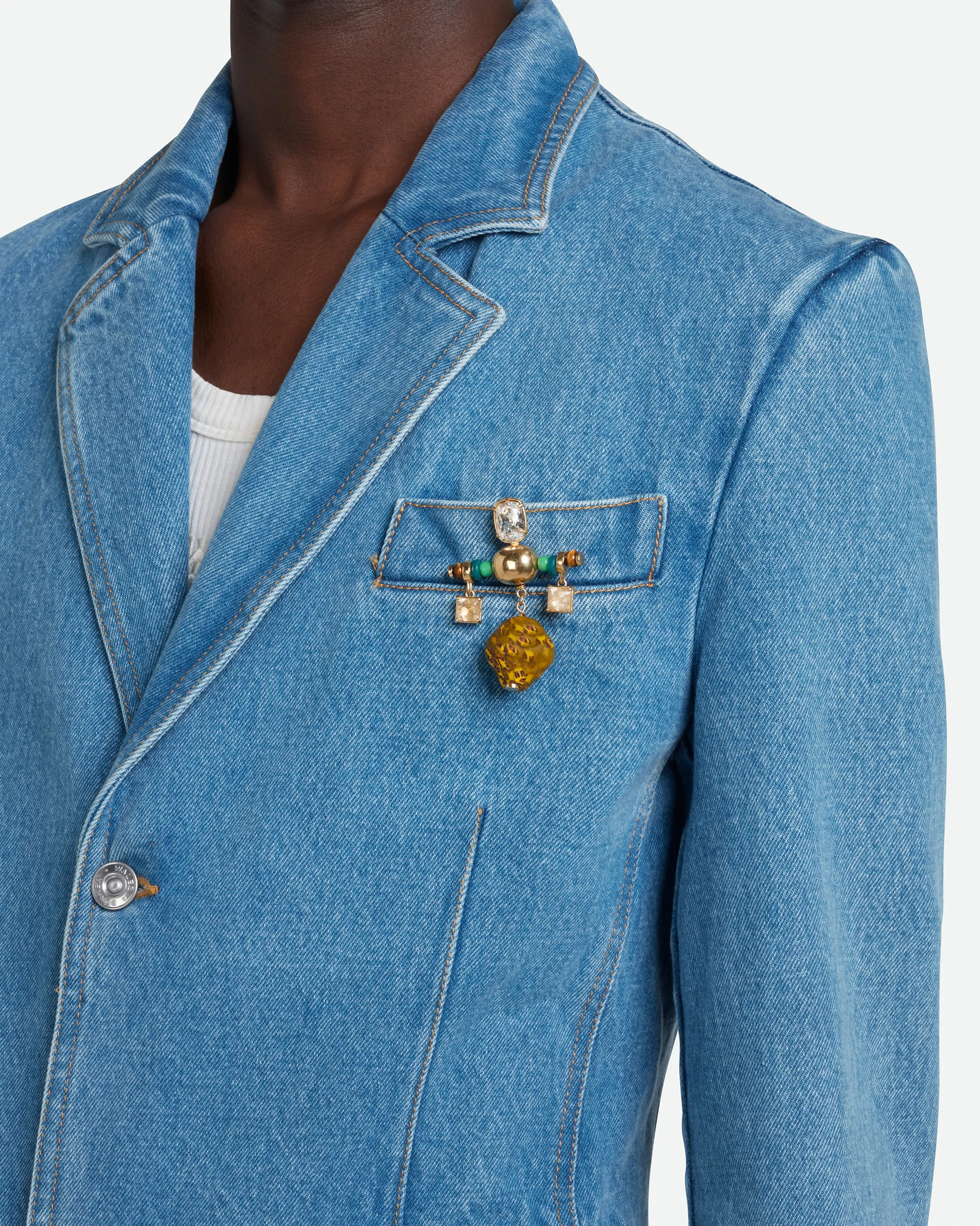 Compass Brooch sold by Wales Bonner product image thumbnail 2