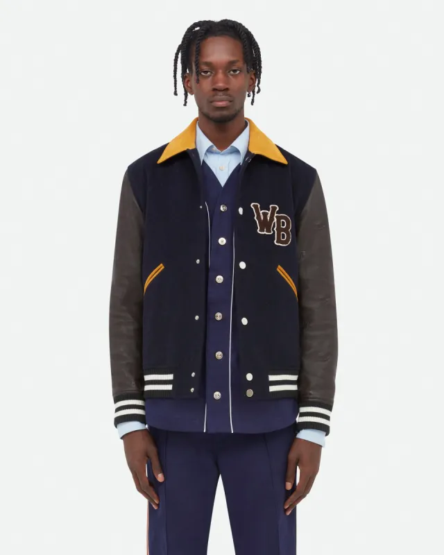 Prince Varsity Jacket sold by Wales Bonner