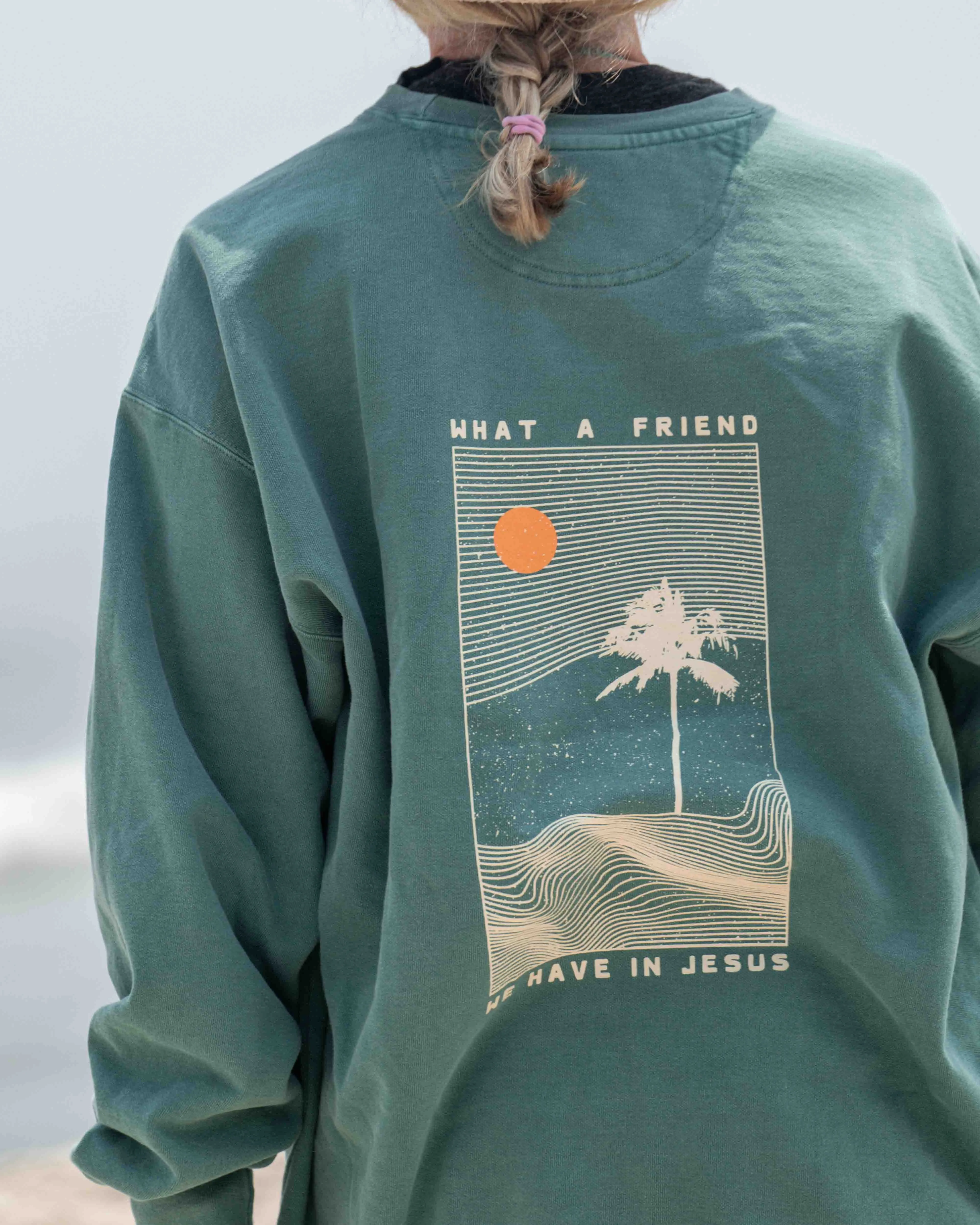 Beach What a Friend Crew sold by Forty-Six Ten product image thumbnail 2