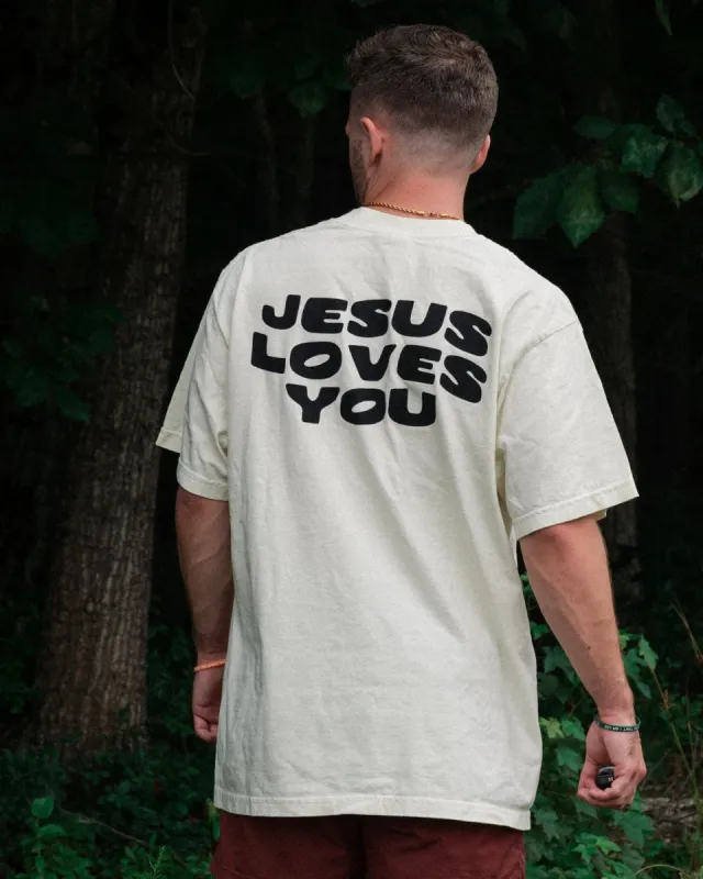 Jesus Loves You Tee sold by Forty-Six Ten