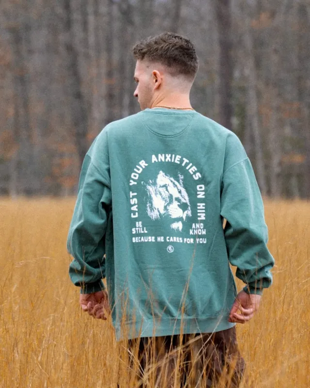 Lion Anxiety Crewneck sold by Forty-Six Ten