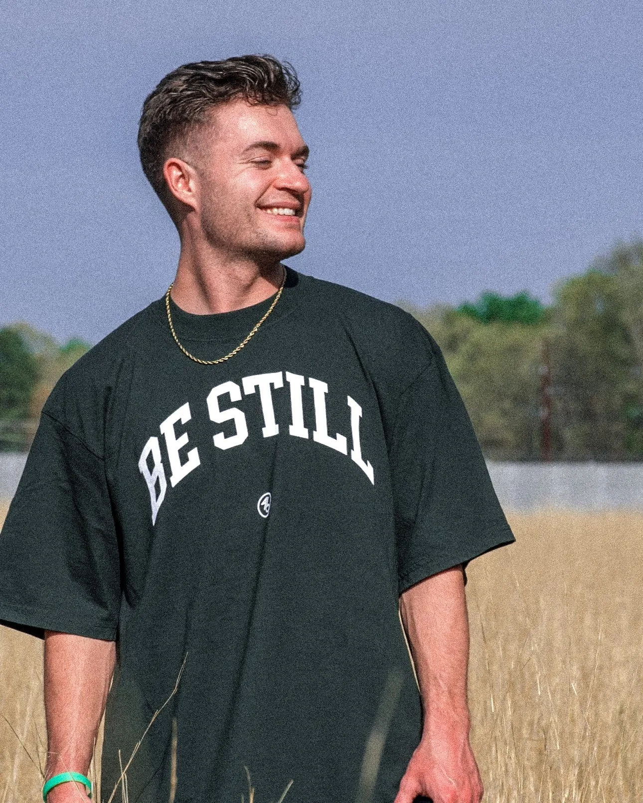 Be Still University Style Heavy Tee sold by Forty-Six Ten product image thumbnail 3