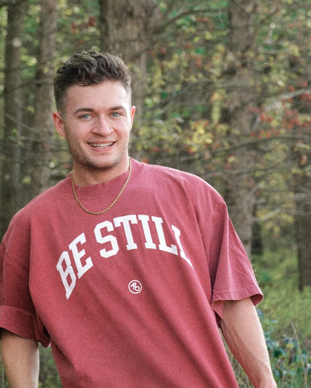 Be Still University Style Heavy Tee sold by Forty-Six Ten product image thumbnail 5