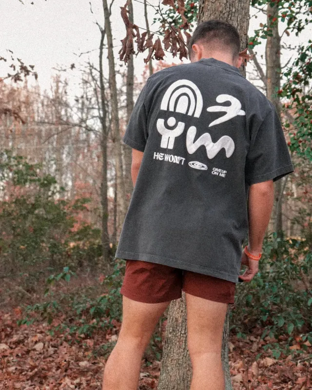 HE WON'T Oversized Tee sold by Forty-Six Ten