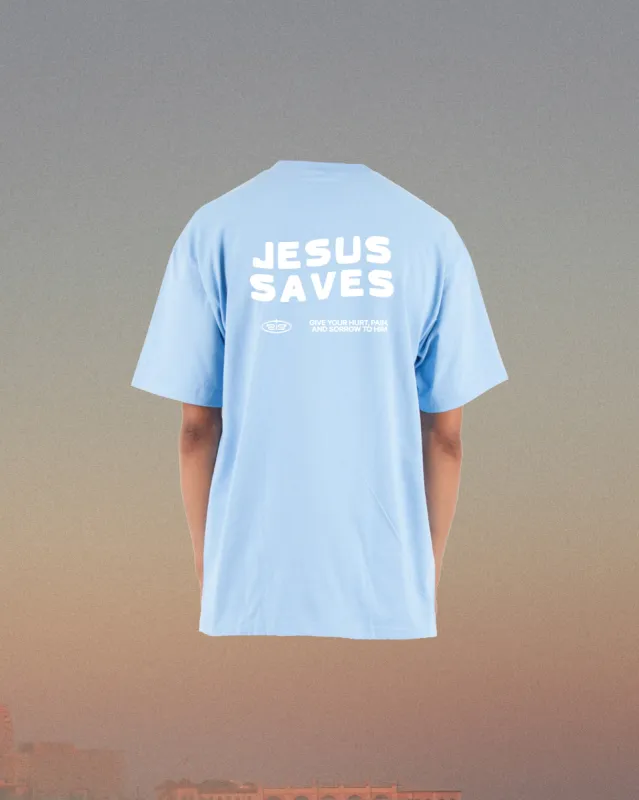 Jesus Saves Heavy Tee sold by Forty-Six Ten