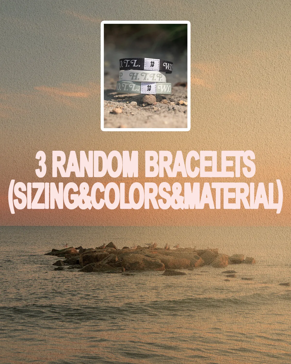 3 RANDOM BRACELETS sold by Forty-Six Ten